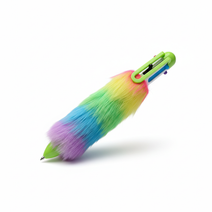 Fluffy Fur Pen - Green