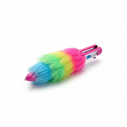 Fluffy Fur Pen - Pink