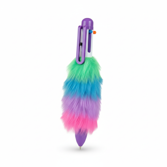 Fluffy Fur Pen - Purple