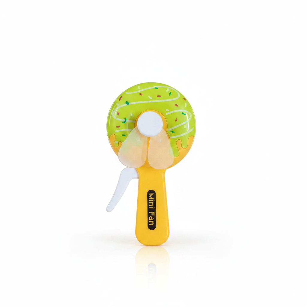 Green Donut Mini Fan – Luxury Hero