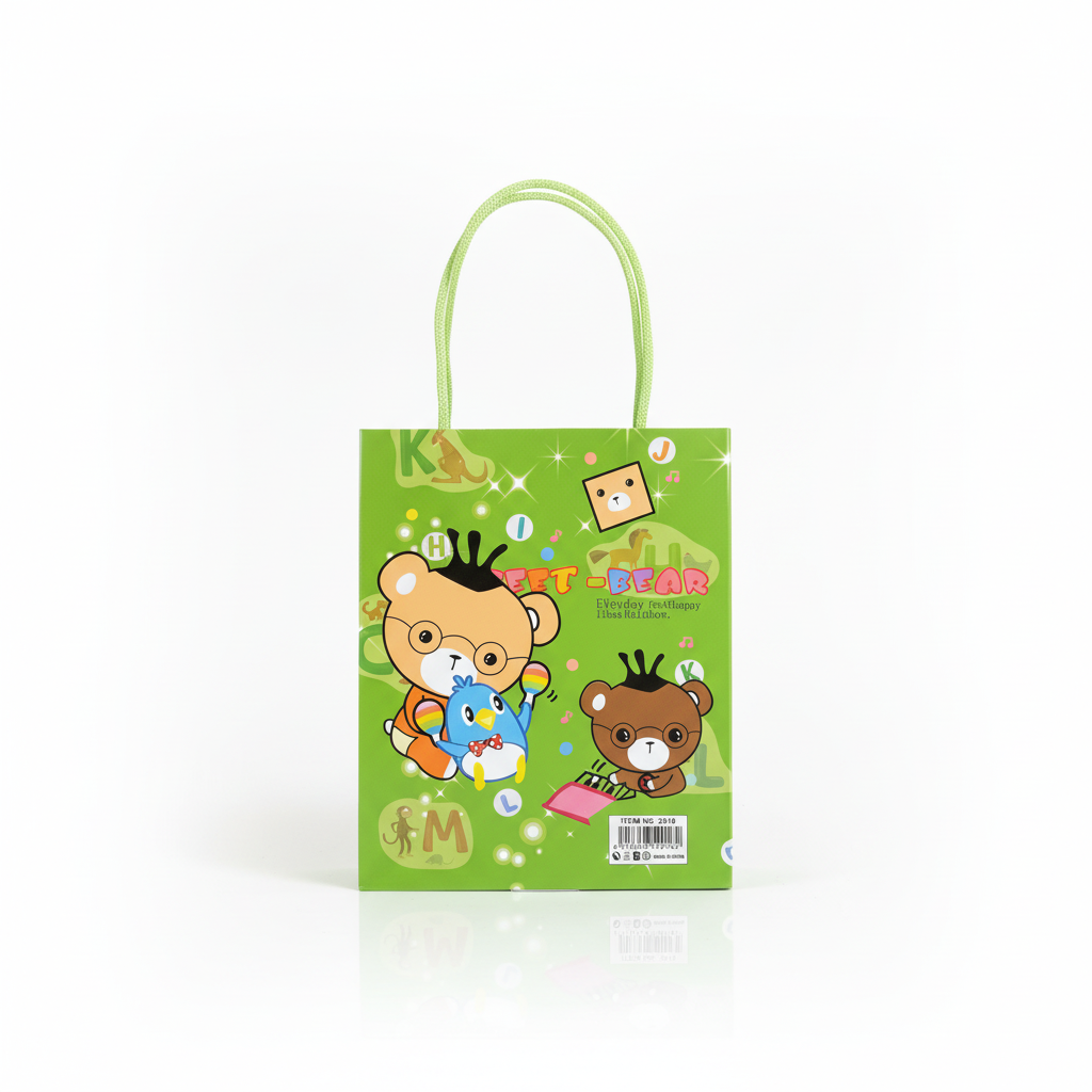 Green Stationery Set Back