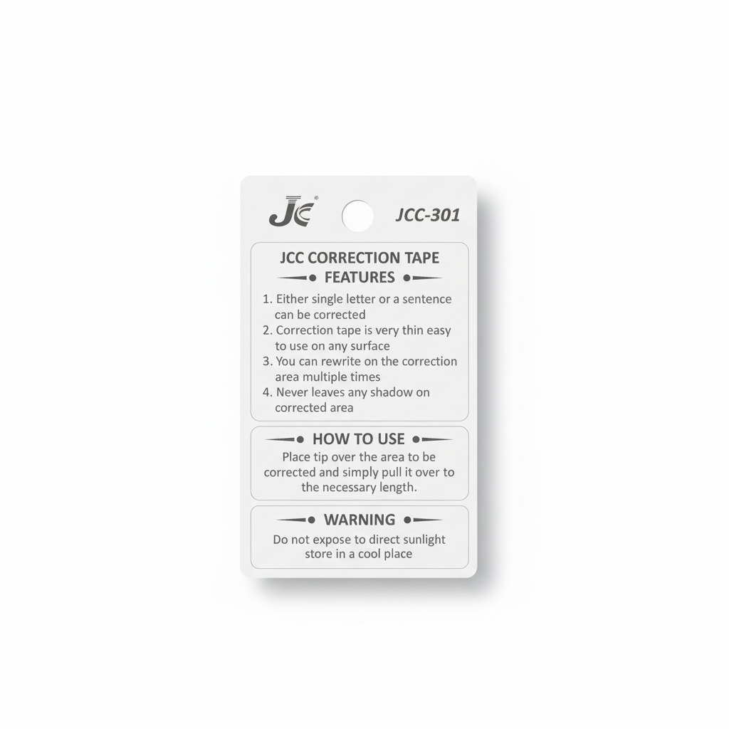 JCC-301 Back Packaging — Luxury Hero
