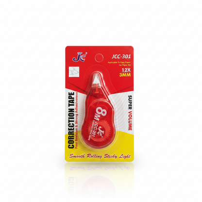 JCC-301 Correction Tape – Red – Luxury Hero