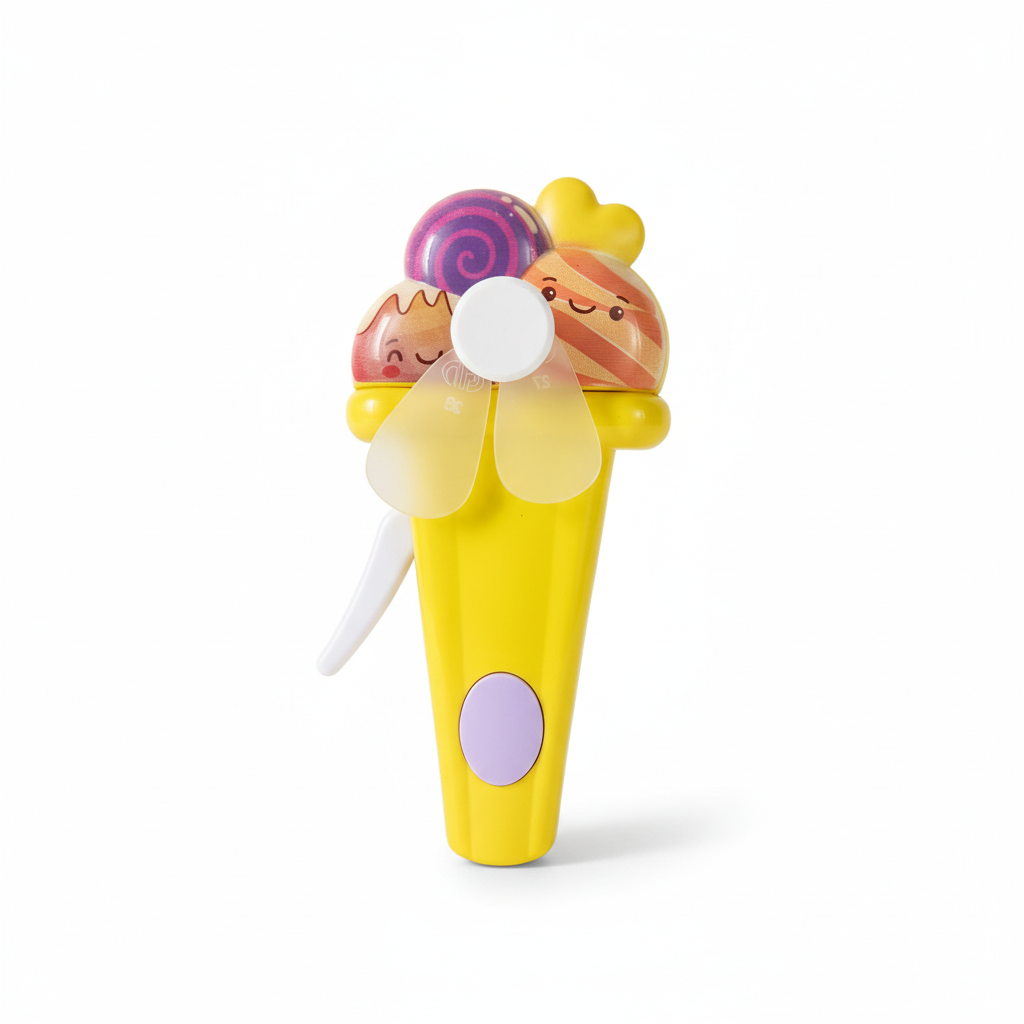 Kawaii Ice Cream Cone Fan Hero Image