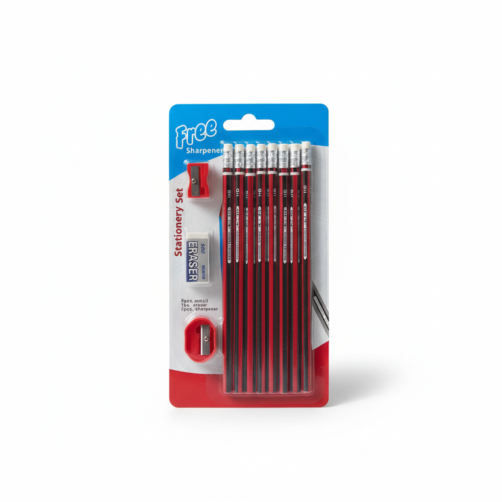 Makkah Red Pencil Set