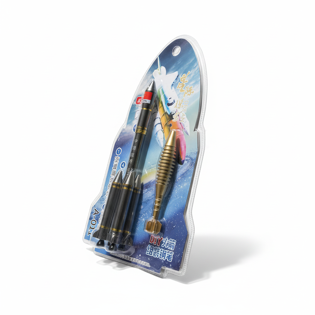 Rocket Pen Set - Bronze Packaged