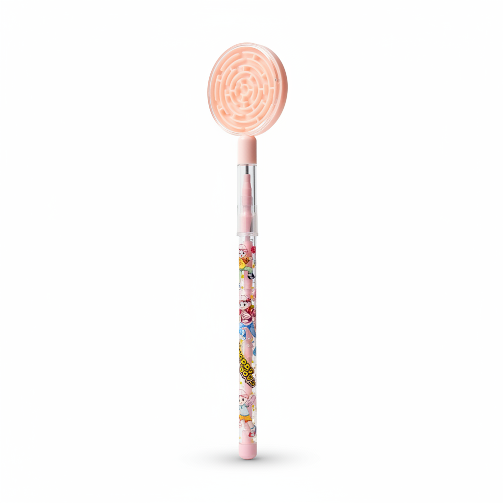Round Maze Pen - Peach/Salmon