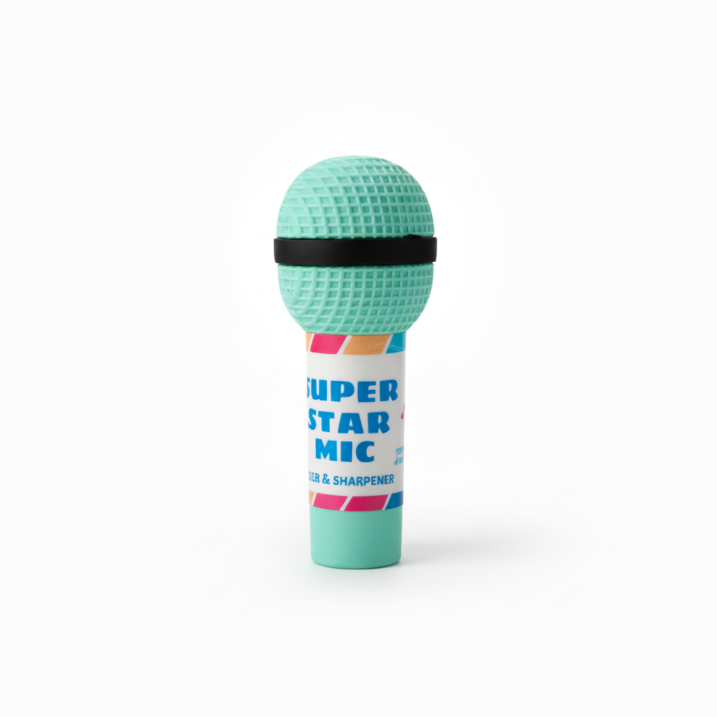 Super Star Mic – No Reflection Clean White