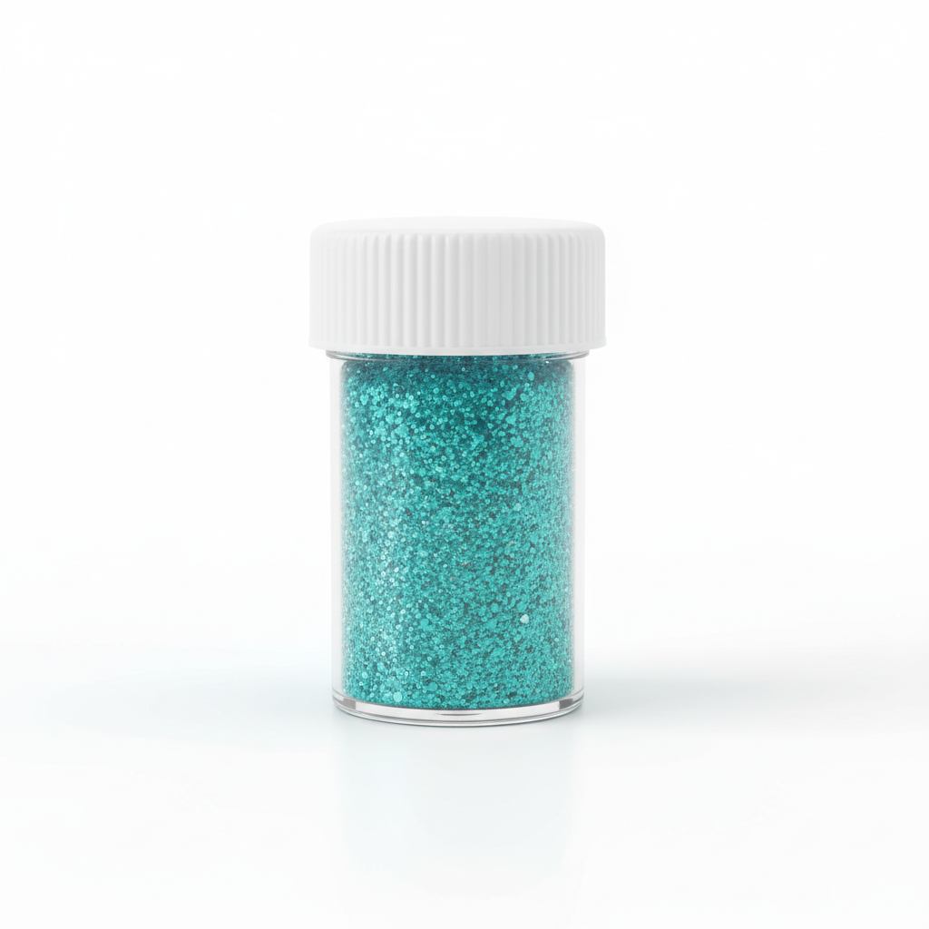 Teal Glitter Jar – Luxury Hero