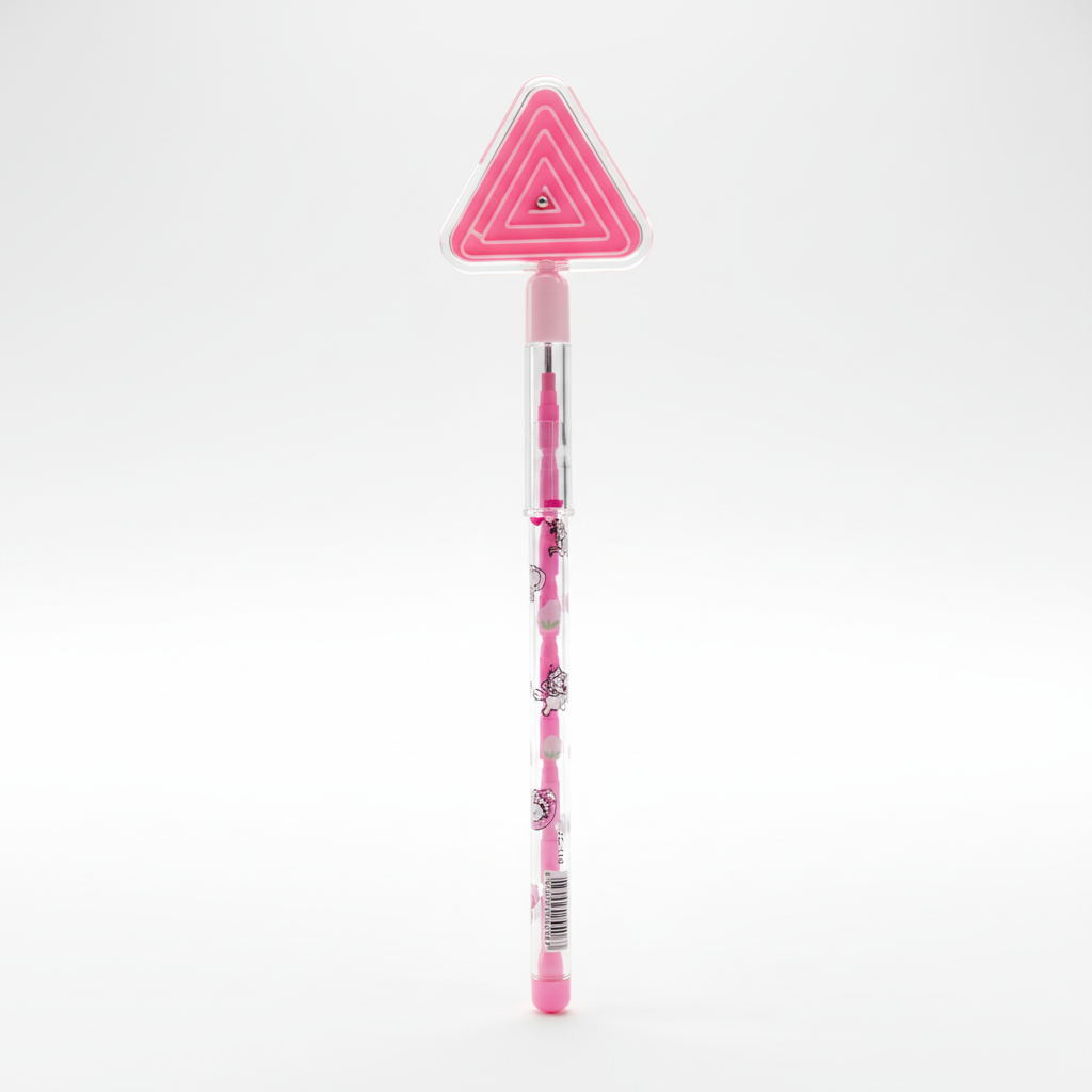 Triangle Maze Pen - Hot Pink