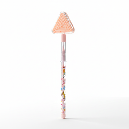 Triangle Maze Pen - Peach