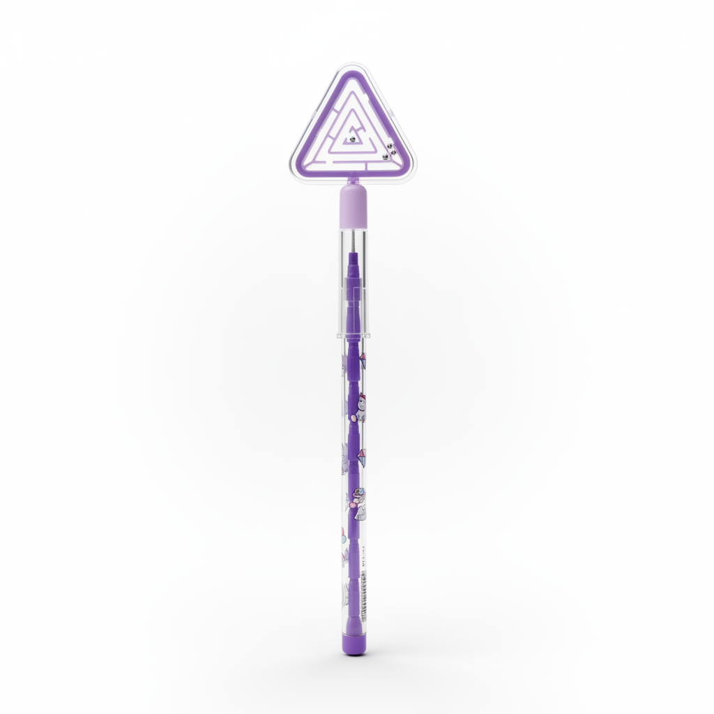 Triangle Maze Pen - Purple