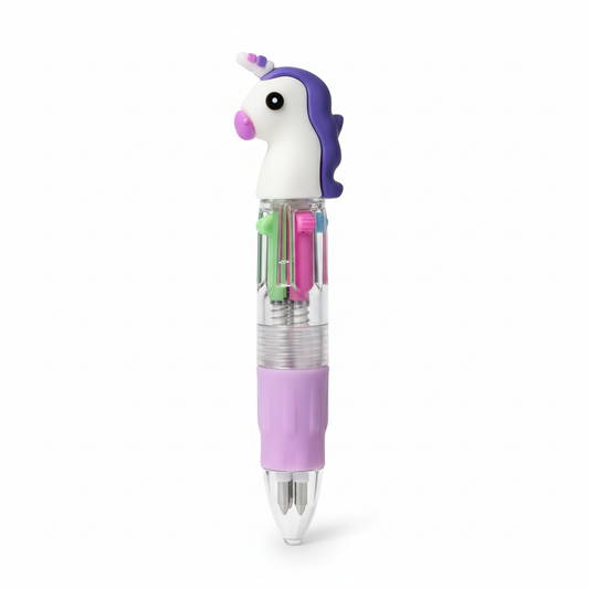 Unicorn Multicolor Pen - Purple/Lavender