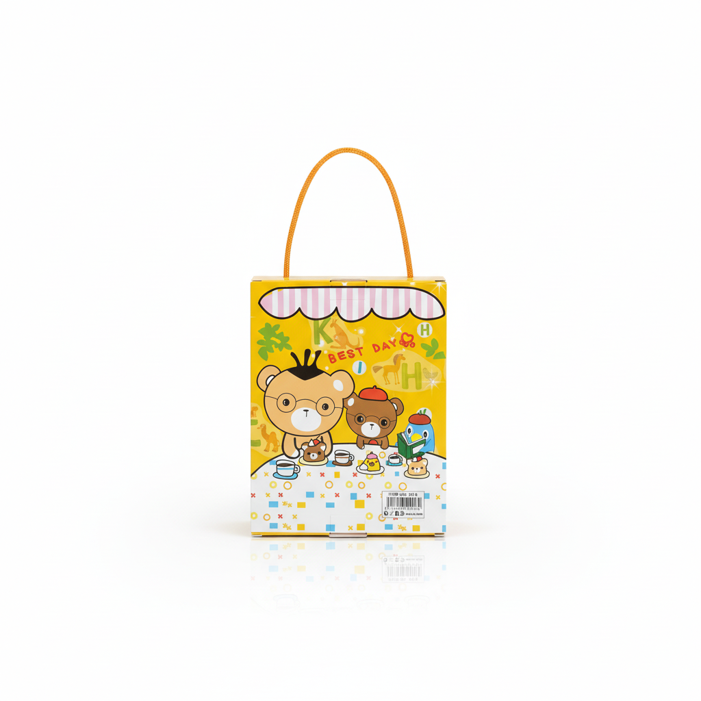 Yellow Stationery Set – Back Panel