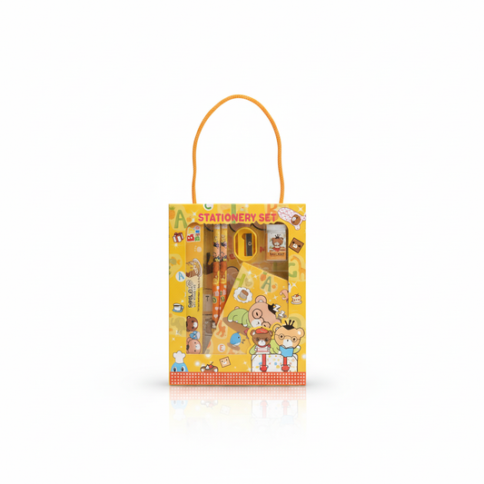 Yellow Stationery Set Front