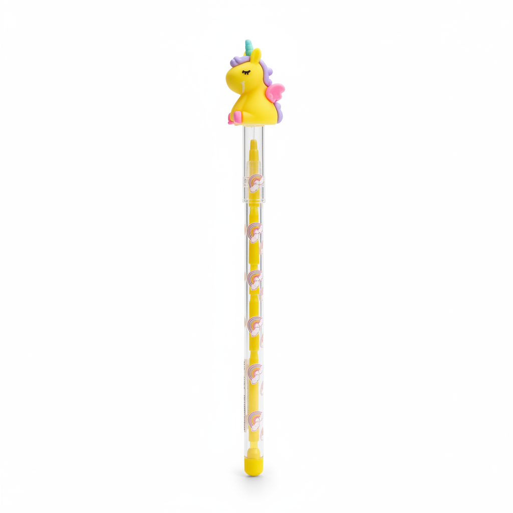Yellow Unicorn Pencil